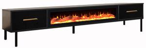 <span class=keywords><strong>Chimenea</strong></span> eléctrica doméstica <span class=keywords><strong>decorativa</strong></span> de lujo moderna sin calor de 40 ''con soporte de TV de 72'' - Product Image 5