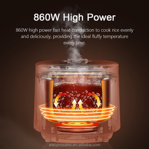 Hấp khỏe mạnh nấu ăn thông minh loại vuông multicooker cho gia đình lớn 5L Công suất 1.8L 10 cup Nồi cơm điện - Product Image 2