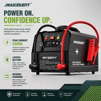 Démarreur de secours OEM 5500A Peak LiFePO4 avec boîtier métallique robuste pour véhicules commerciaux, emballage personnalisé avec logo, prix de gros