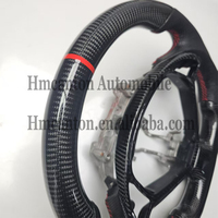 Nouveau produit phare : Volant en cuir perforé avec fibre de carbone et LED pour Infiniti G27 G37