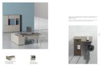 Mobilier de bureau Fashion Manager Table Simple et Chaise Combinaison Lumière Luxe Simple Moderne