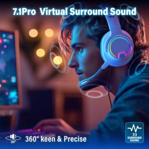 <span class=keywords><strong>Casque</strong></span> de jeu <span class=keywords><strong>sans</strong></span> <span class=keywords><strong>fil</strong></span> ESON OEM 2.4G RGB avec microphone pour PC, NS et PS5 <span class=keywords><strong>PlayStation</strong></span> - Product Image 6