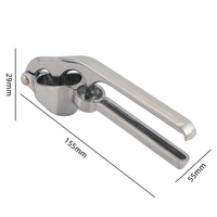 Aluminium Knoflookpers Huishoudelijke Multifunctionele Metalen Knoflook Mashing Artefact Handleiding Knoflook Persgereedschap