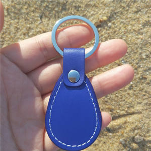 13.56mhz Nfc encodage numérotation Logo personnalisé porte-clés Rfid en cuir véritable de haute qualité - Product Image 6