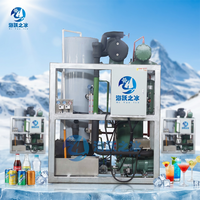 Machine à glace en tubes industrielle personnalisée China Haiyue 1T 2T 3T pour l'alimentation et les boissons