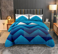 Couvre-lit de luxe 3 pièces par ensemble couvre-lit king size couvre-lit en coton ensemble de literie Patchwork couvre-lit vente en gros