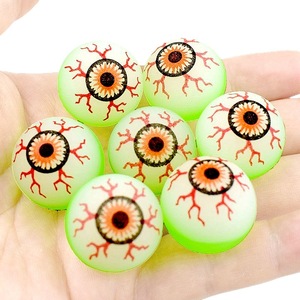 25mm globos oculares brillantes de Halloween bolas hinchables a granel oscuro luminoso juguetes de <span class=keywords><strong>miedo</strong></span> favores de fiesta truco <span class=keywords><strong>juego</strong></span> Terror Props plástico - Product Image 2