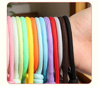 Cordon de téléphone portable en corde, cordon de poignet, pendentif de bagage, porte-clés, cordon court tressé en corde, vente en gros