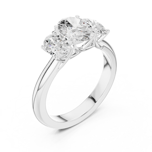 Magnifique bague en or 10Kt 14Kt 18Kt 22Kt plaqué rhodium avec diamant de laboratoire pour femme, idéale pour mariage, fiançailles, bijoux fins, cadeau - Product Image 4