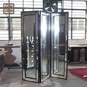 Panel Divisor de Espacios Plegable de 3 Paneles con Espejo, Soporte Decorativo con Espejo - Product Image 5