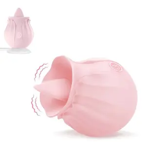Dropshipping Rose potenti forma di succhiare clitoride stimolazione vibratore rosa Sex Toy per le donne Juguete sessuale