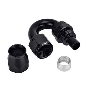 BJR haute Performance Auto Parts 180 degrés AN3 AN4 AN6 AN8 AN10 AN12 AN16 AN20 alliage PTFE <span class=keywords><strong>tuyau</strong></span> fin un raccords pour voitures <span class=keywords><strong>de</strong></span> course - Product Image 1