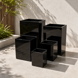 <b>Rectangular</b> Style Square Fiberglass Planter For Indoor Outdoor <b>Plants</b> Modern Decorative Flower <b>Pot</b> Hot Item Factory Wholesale - Product Image 6