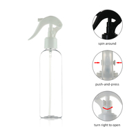 Flacon pulvérisateur rond de 4 oz, 8 oz, 12 oz, 24 oz, 32 oz, pour tonique hydratant et démaquillant, personnalisation des couleurs et du logo