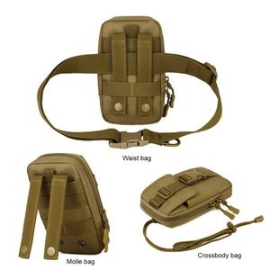 Sac d'accessoires tactique PLUS Molle, pochette pour téléphone de 6 pouces, sac à outils pour la pêche et l'escalade en plein air, sacs multi-usages - Product Image 4