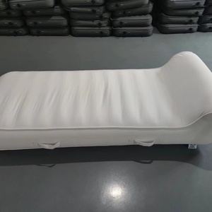 Sillón Inflable de Lujo para Piscina con Rayas Color Marfil/Lino, Colchones de Aire, Tumbona Inflable - Product Image 3