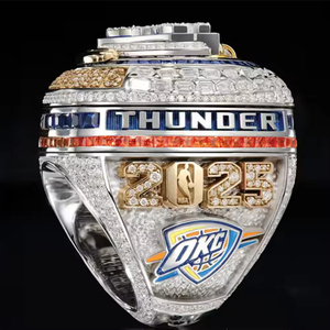 Hoge Kwaliteit 2025 Nieuwe Oklahoma City Thunder Mvp Basketbal Kampioenschap <span class=keywords><strong>Ring</strong></span> Fabriek Direct Hoge Kwaliteit Mode Mannen Legering <span class=keywords><strong>Ring</strong></span> - Product Image 3