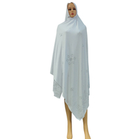 Foulard Hijab en strass pour femmes musulmanes, grande taille, dubaï, couleur unie, buste, foulard, voile, Bandana