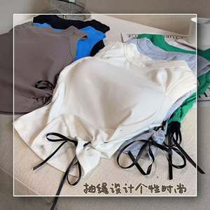 1905 # Design Sense Niche Cordón Chaleco con tirantes en forma de I Spice Girl <span class=keywords><strong>Push</strong></span>-<span class=keywords><strong>up</strong></span> Wire Free Nuevo Top sin mangas usado en el interior - Product Image 3