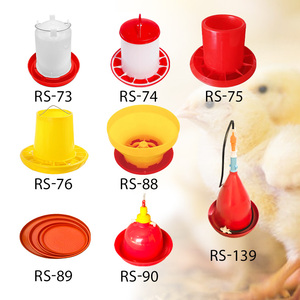 Comedero y Bebedero Automático para Aves de Corral, Cubo de Alimentación Reforzado de Plástico, Cubo de Agua para Pollos - Product Image 1