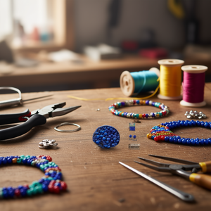 Perline Blu Solide da 6mm di Ilan Abalorio per Creazione di Gioielli - Product Image 2