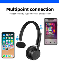 OEM-ODM auriculares con micrófono, silenciosos, 40H de largo tiempo, suaves, almohadillas para los oídos, piezas de moldeado, centro de llamadas, novedad de 2022