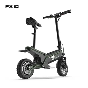 PXID500Wオフロード電動スクーター、シートエレクトリックステップ2ホイールスタンドアップ電動スクーター