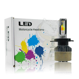 Phare LED pour voiture et moto, ampoule LED 9-42V 36W, blanc, jaune, bleu, rose, quatre couleurs clignotantes, super lumineux, faisceau haut/bas - Product Image 6