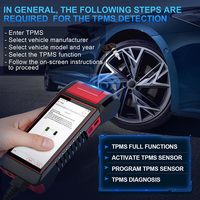 Herramienta de Diagnóstico de Sensores TPMS KINGBOLEN K6 Pro, Escáner OBD2 EOBD, Lector de Códigos, Actualización Gratuita por 1 Año, 26 Reinicios, Certificado por la FCC