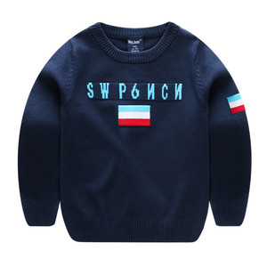 Mercado de Ropa al por Mayor, Nuevo Estilo de Moda, Suéter de Punto para Niños, Jersey de Manga Larga para Niños - Product Image 1