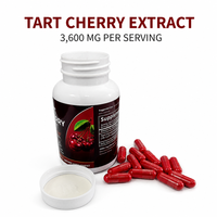 Capsules à prix abordable, haute puissance, pour le contrôle de l'acide urique et le confort articulaire, 60 unités, 3600 mg, supplément à l'extrait de cerise aigre-douce