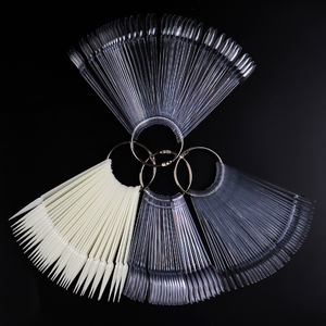 50 Cái Đầu Bảng Hình Quạt Thẻ Màu Sắc Tự Nhiên Rõ Ràng Đầu Bảng Màu Thực Hành Đánh Bóng Gel Bảng Màu Đồng Hồ - Product Image 1