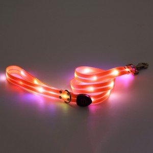 Su geçirmez aydınlatıcı yürüyüş gece Light up köpek tasma yaka seti parlayan Usb şarj edilebilir Led lamba köpek tasma - Product Image 5