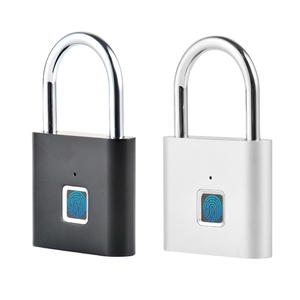 Cerradura Inteligente Biométrica a Prueba <span class=keywords><strong>de</strong></span> Agua con Huella Dactilar, Mini Candado <span class=keywords><strong>de</strong></span> Seguridad sin Llave <span class=keywords><strong>para</strong></span> Maletas - Product Image 1