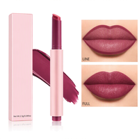 Gloss à lèvres 6 couleurs haute pigmentation, rouge à lèvres liquide longue tenue, non rempli, waterproof