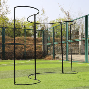 Support de toile de fond incurvé en métal moderne et réglable - Cadre pour <span class=keywords><strong>rideau</strong></span> de perles et de sequins suspendus pour la décoration de mariage et d'événements - Product Image 2