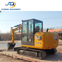Miniexcavadora CAT 305.5E2 Usada, Excavadora Pequeña de 5.5 Toneladas, Miniexcavadora de Orugas Caterpillar 305.5E2 para Construcción y Paisajismo