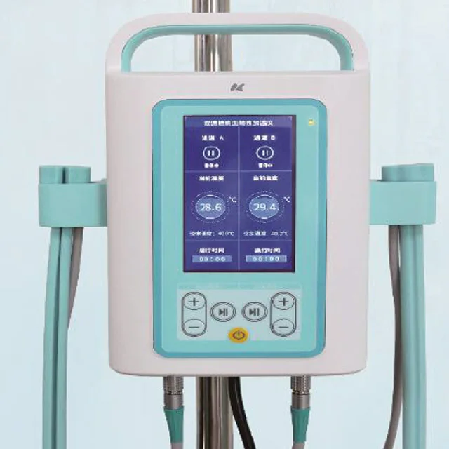 New Double Channel blood and infusion fluid warmer