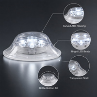 Longstargift – Lumière LED pour bouteille en ABS, design personnalisé, clignotante, pour activation de marque de spiritueux et présentation haut de gamme en bar