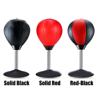Ballon de boxe sur pied en PU, mini-équipement de boxe pour le bureau, anti-stress, pour l'entraînement physique