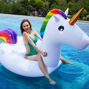 Flotador Inflable Grande de Unicornio para Piscina, Juguetes Flotantes para Playa, Balsa de Verano para Adultos y Niños - Product Image 5