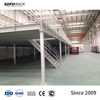 Système de rayonnage à plateformes en acier pour entrepôt, fabriqué en Chine, pour le stockage de matelas, avec mezzanines multi-niveaux