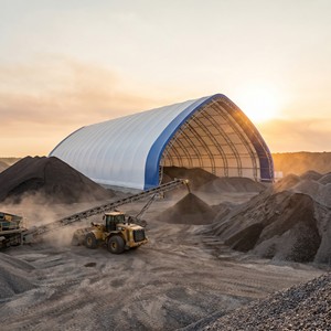 Structure <span class=keywords><strong>en</strong></span> acier galvanisé pour hangar préfabriqué à portes <span class=keywords><strong>en</strong></span> tissu, hauteur claire 6m, dimensions 30x60m, résistant au feu B1, pour abri et stockage - Product Image 6