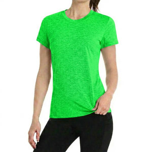 T-shirt à manches courtes violet à col rond, couleur unie, tricoté, coupe ajustée, séchage rapide, style décontracté pour homme - Product Image 4