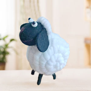 Mignon mouton en laine moderne - Utilisation toute saison Fabriqué en Chine - Product Image 3
