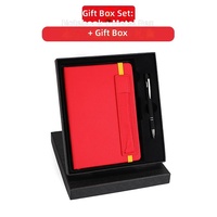 Ensembles de boîtes-cadeaux de cahier d'affaires de grande classe en vente chaude bloc-notes de réunion logo personnalisé