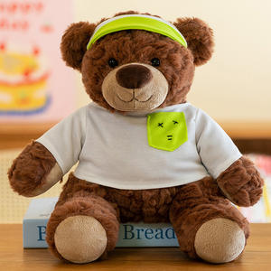 HY Nouveau Mignon Ours en Peluche de Golf de 25 cm, Poupée de Dessin Animé Tendance, Décoration avec Rembourrage en Coton PP de Haute Qualité, <span class=keywords><strong>Cadeau</strong></span> - Product Image 6