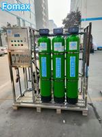 Système de dessalement d'eau saumâtre automatique écologique par osmose inverse, en acier inoxydable, pour usine de traitement d'eau RO, 500 LPH