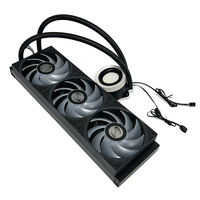 Enfriador Líquido para CPU CO-360B-Y OEM de 360 mm, Refrigeración por Agua Silenciosa ARGB PWM para PC Gaming, Overclocking, Alto TDP
