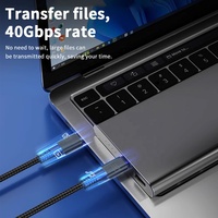 Kabel daya pengisian cepat 5A pengisi daya Cepat 100W kabel Data nilon kabel pengisi daya Tipo c untuk perangkat elektronik mobil komputer